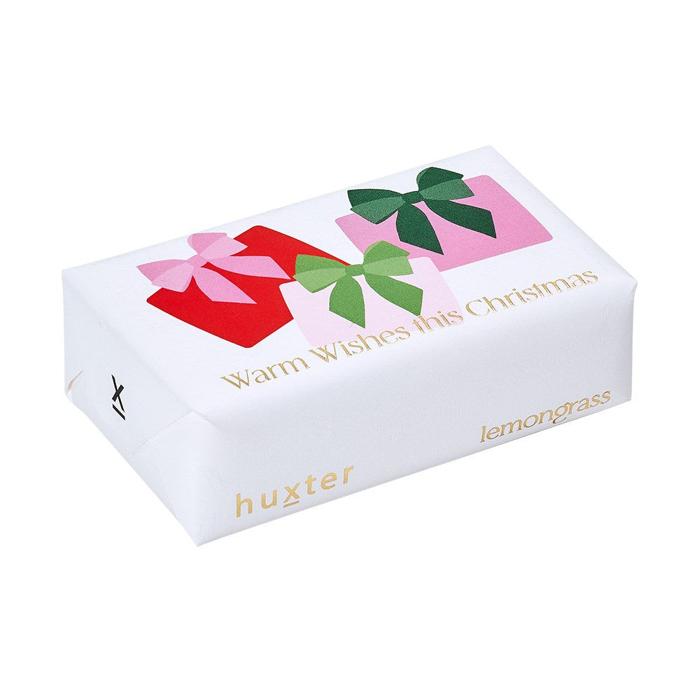 Huxter 'Gift Boxes' Warm Wishes this Christmas with Gold Foil Wrapped Fragranced Soap