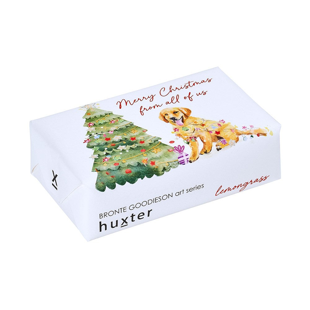 Huxter 'Christmas Retriever' - Merry Christmas Wrapped Fragranced Soap