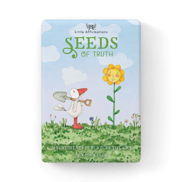 Twigseeds A Little Box of Seeds & Truth | 24 affirmations cards + stand