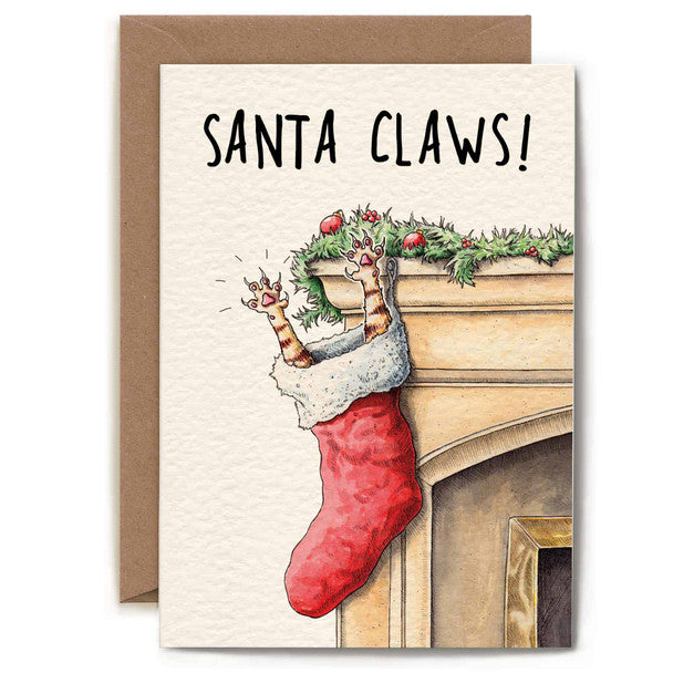 Bewilderbeest - Santa Claws! - Christmas Card