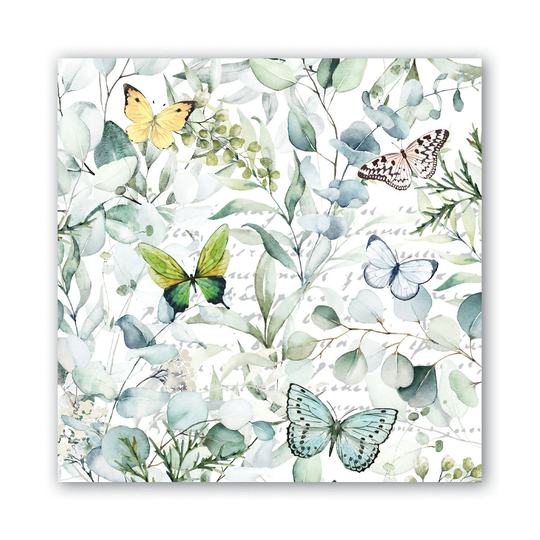 Michel Design Works Butterfly Fields Lunch Napkins