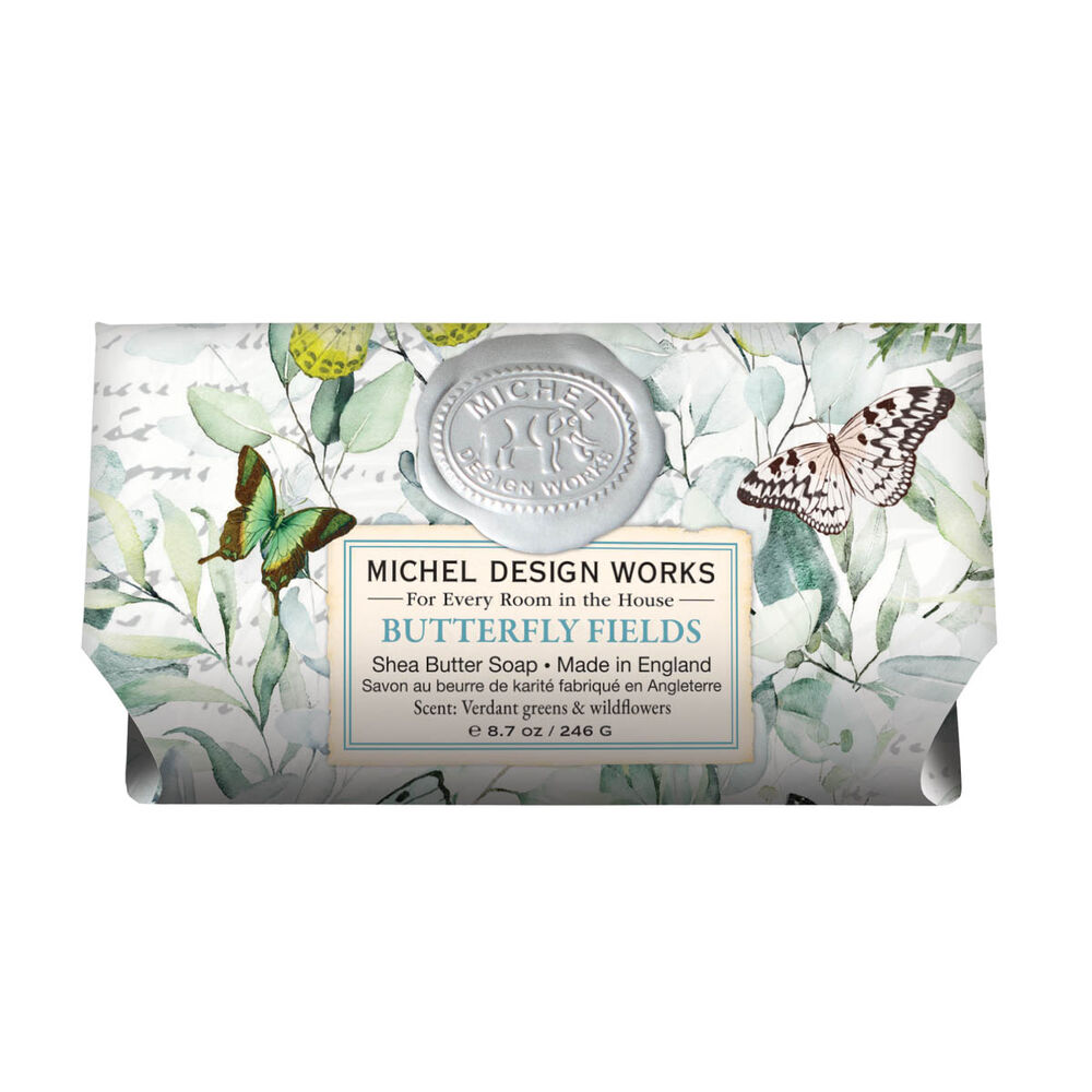 Michel Design Works Butterfly Fields Large Soap Bar