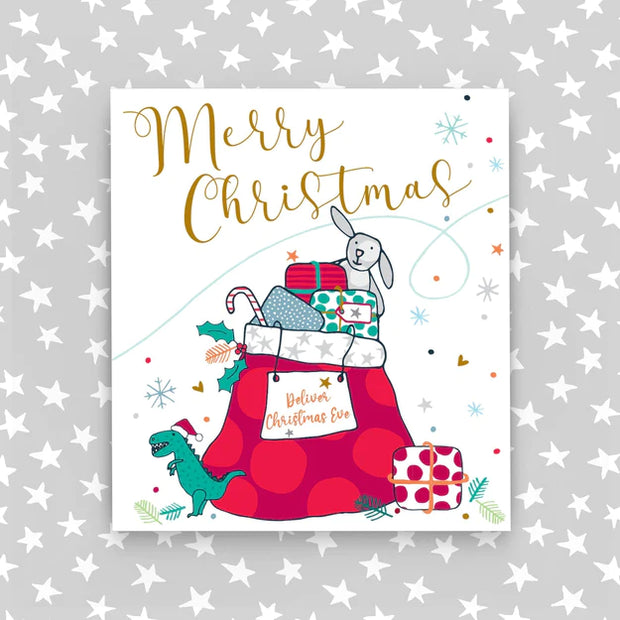Merry Christmas Deliver Christmas Eve -  Christmas Card