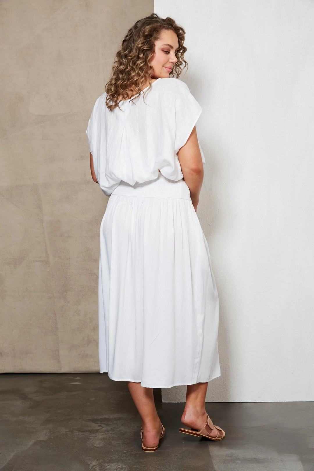 Eb & Ive Amity Skirt - Salt