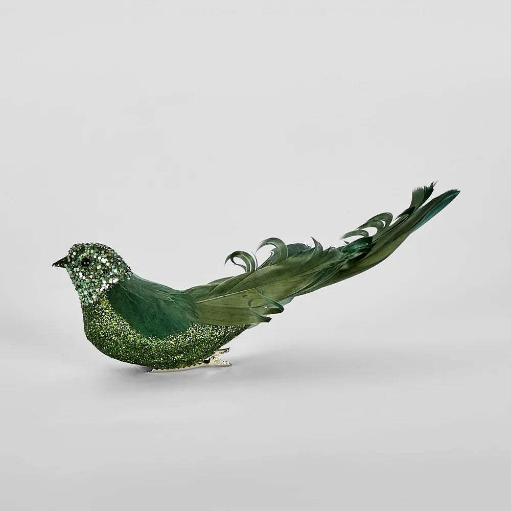 Flutter Clip on Bird Green