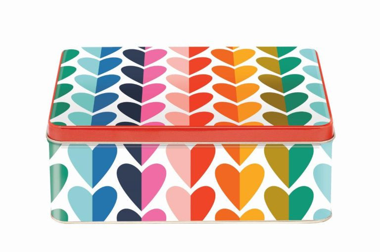 Heart Biscuit Tin - by Kate Rhees
