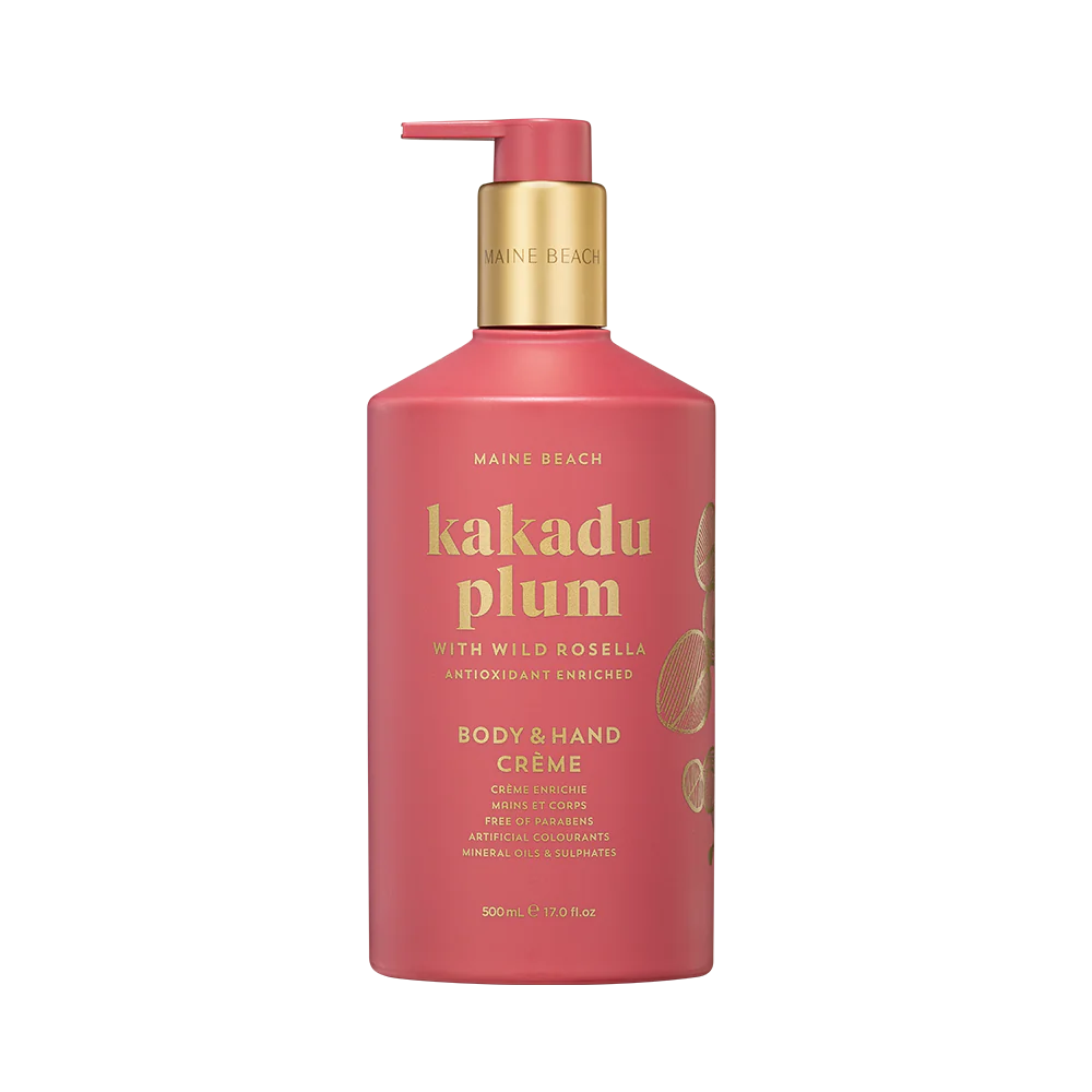 Kakadu Plum with Wild Rosella Hand & Body Creme 500ml