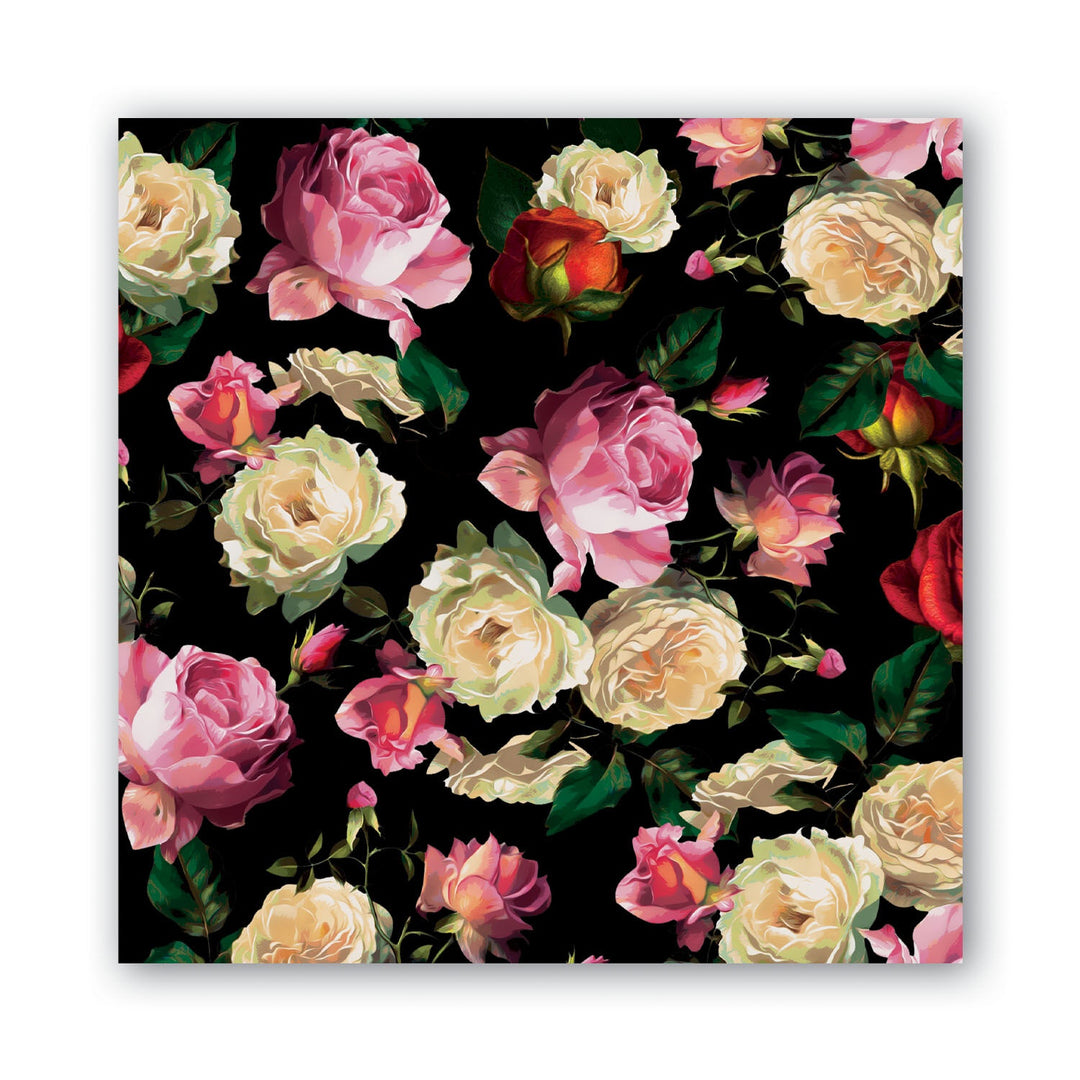 Michel Design Works Midnight Rose Lunch Napkins