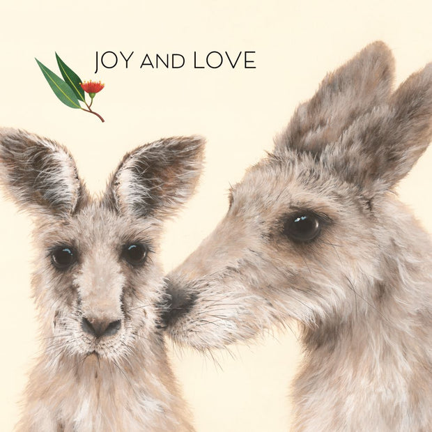 BCNA Charity Christmas Card Pack - Kangaroo Love