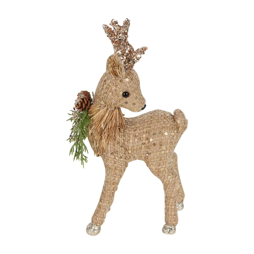 Solange Glimmer Standing Deer - Small