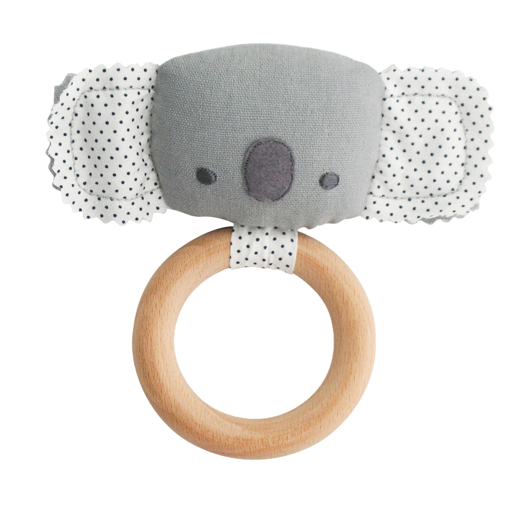 Baby Koala Teether Rattle - Grey