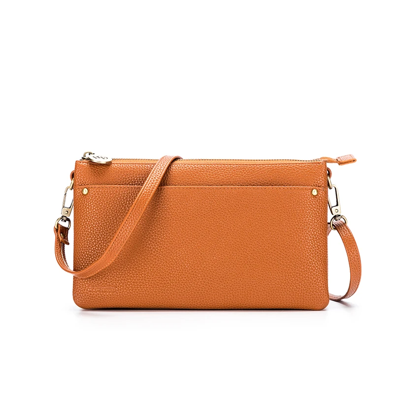 Millie Clutch/Crossbody Bag - Rustic Tan
