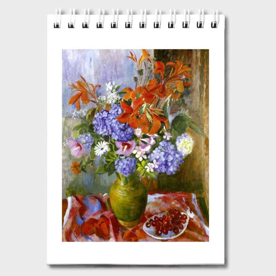 Margaret Olley Notepad - Summer Flowers & Cherries