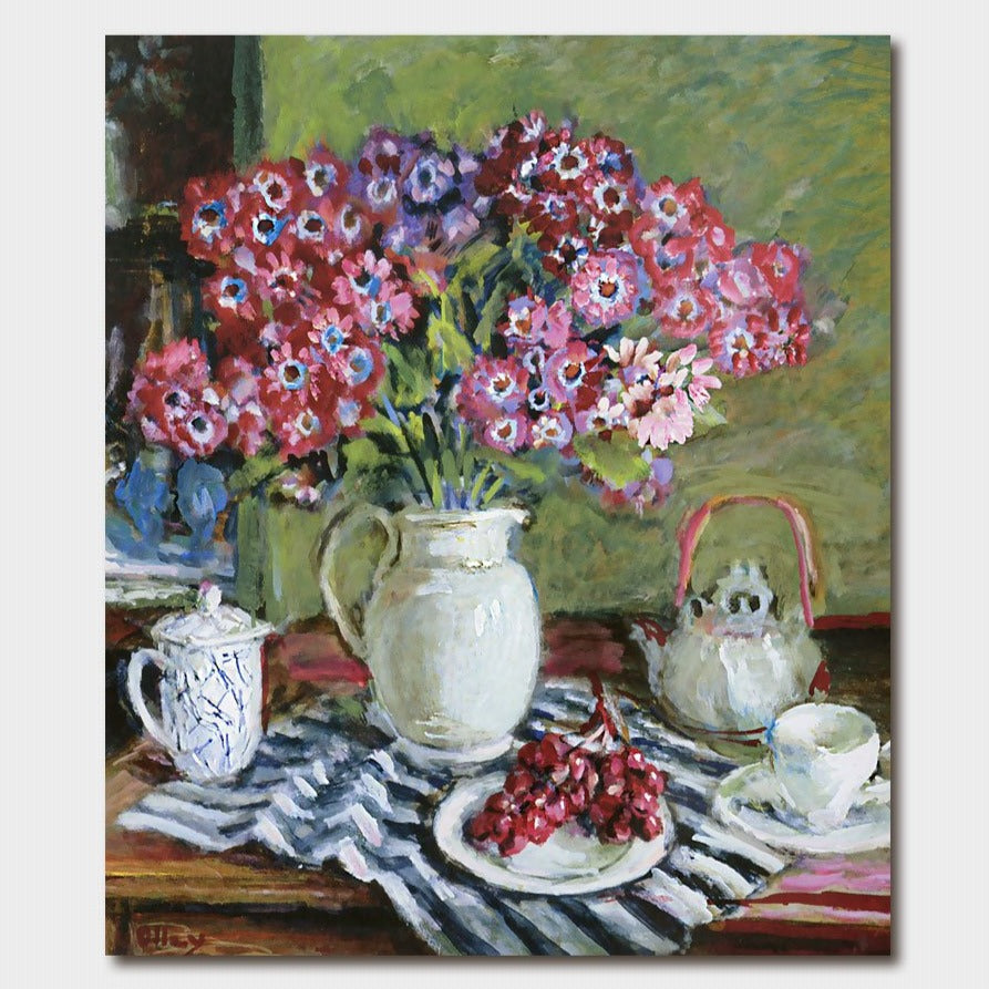 Margaret Olley Cinerarias Card