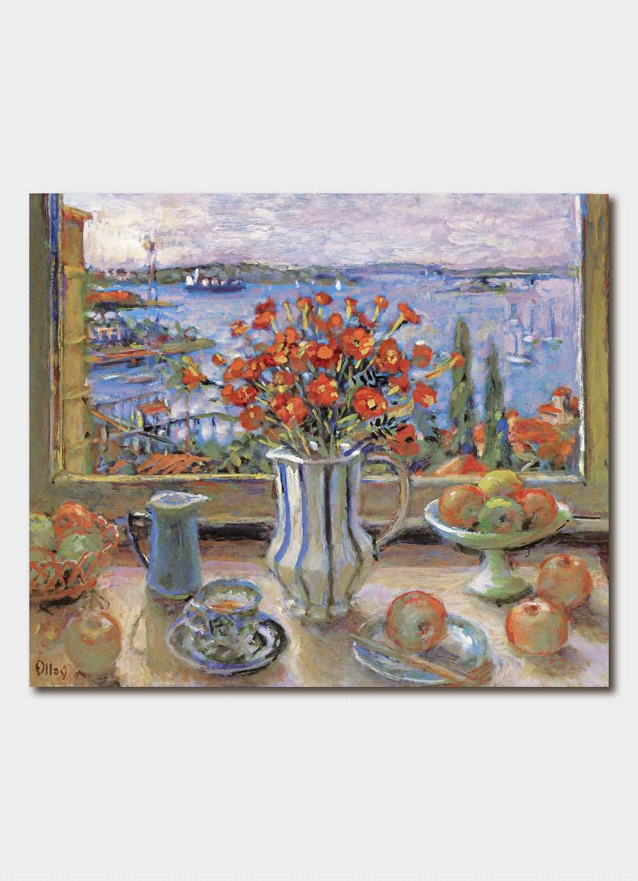 Margaret Olley Marigolds by a Window Card