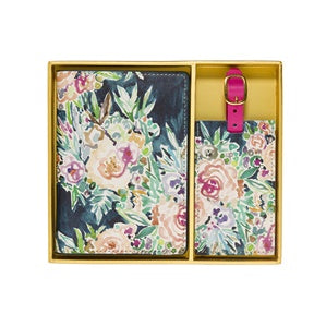 Bavarian Floral Passport & Luggage Tag Set