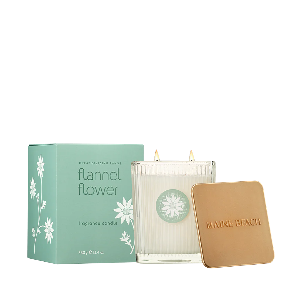 Maine Beach Flannel Flower Soy Candle 380g