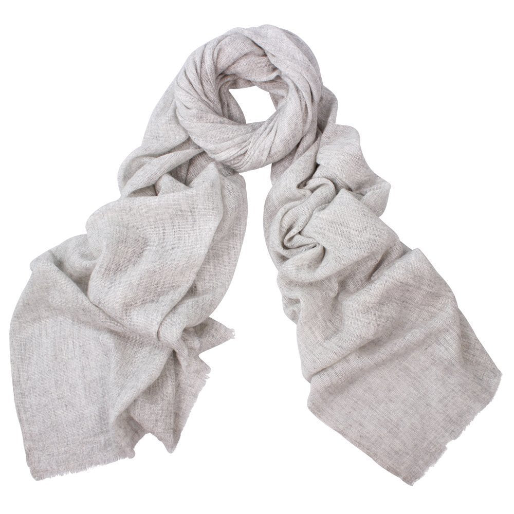 Austin Cashmere Mix Wrap - Silver by D-Lux