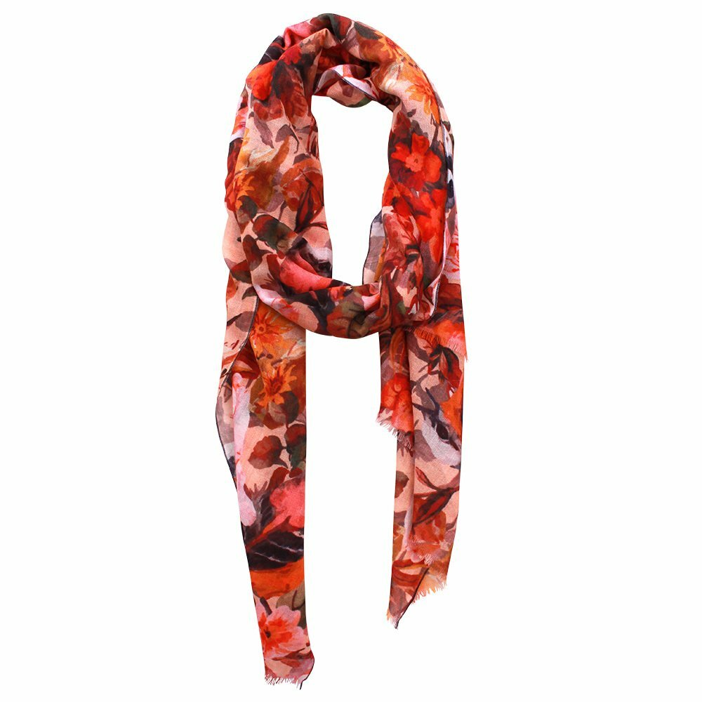 Avery Printed Merino Wool Wrap