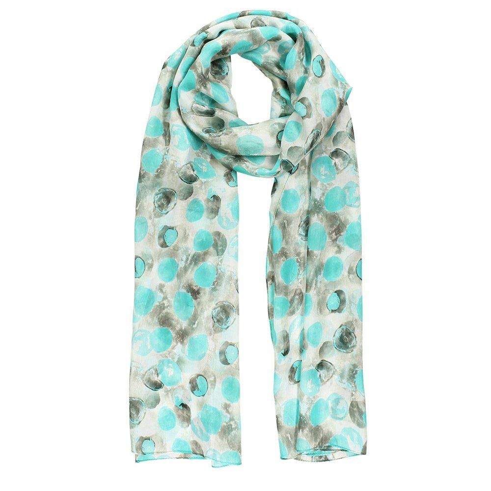 Pippa Circle Silk Print Scarf