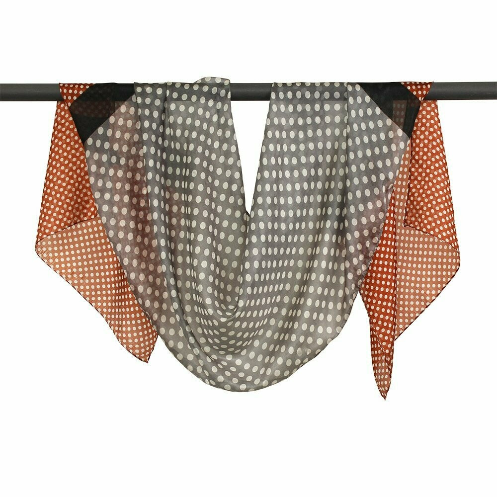 D-lux Neeve Spot Silk Scarf