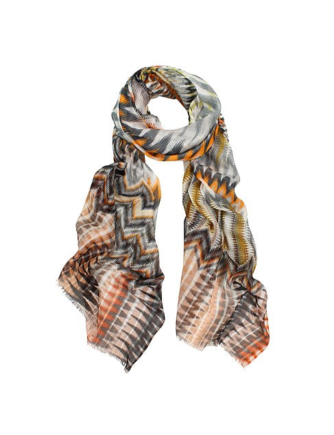D-lux Maxine Zigzag Scarf