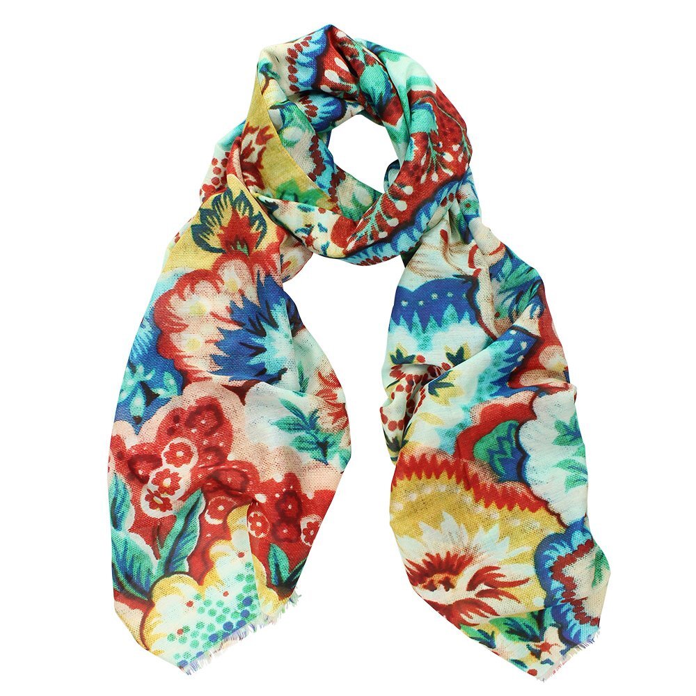 D-Lux Lana Flower Scarf