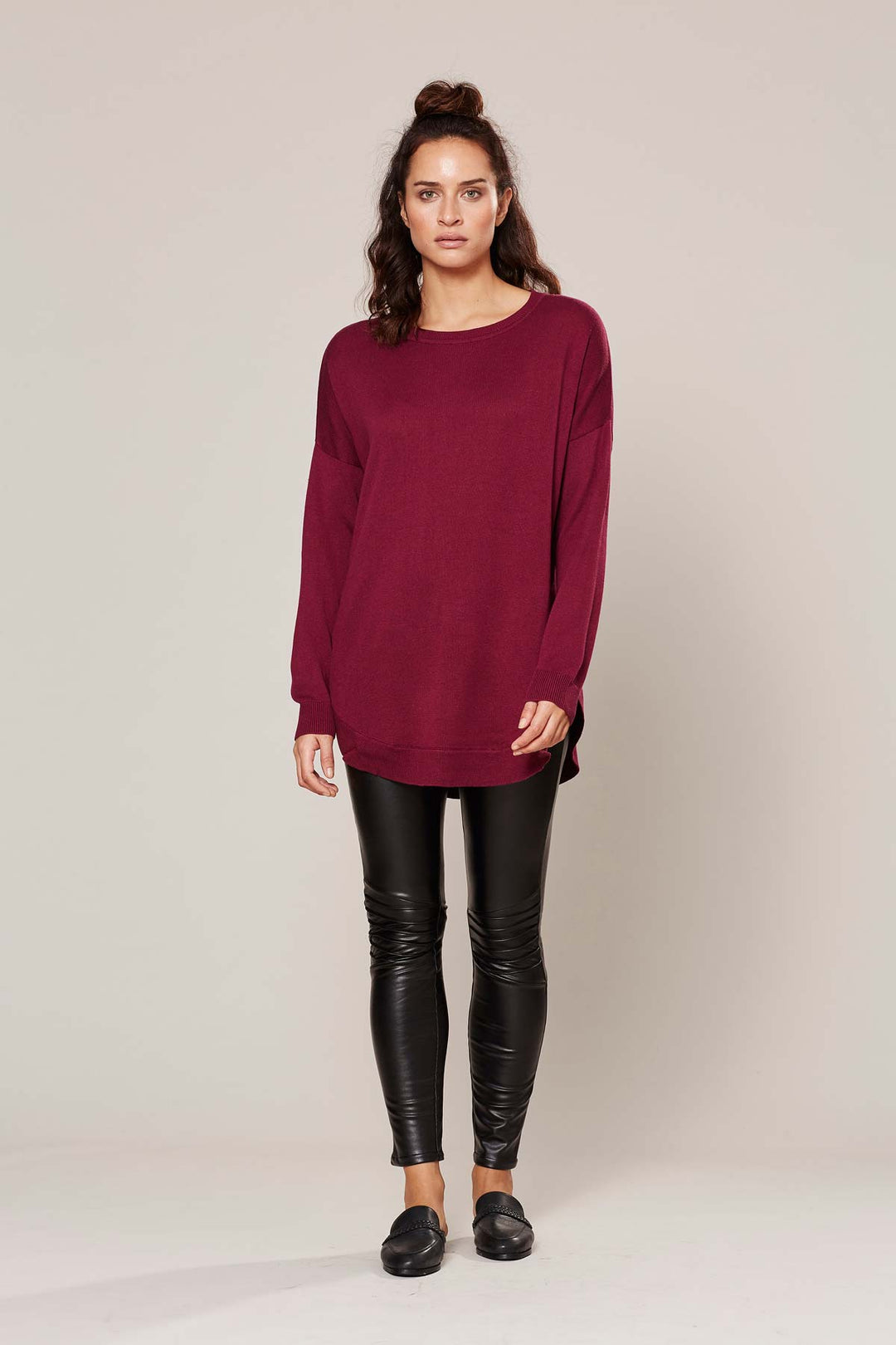Qatar Knit - Plum