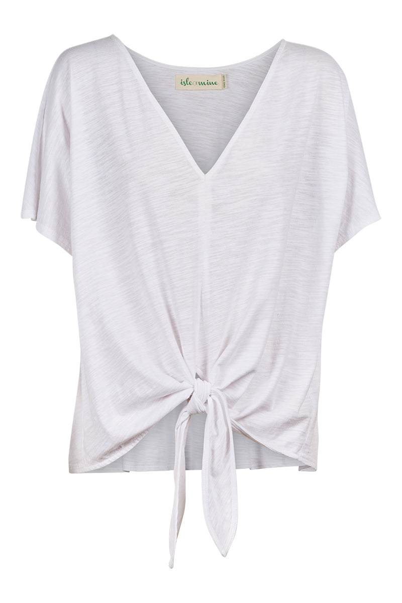 Eb & Ive Isle of Mine Cote D'Azur Tee - White
