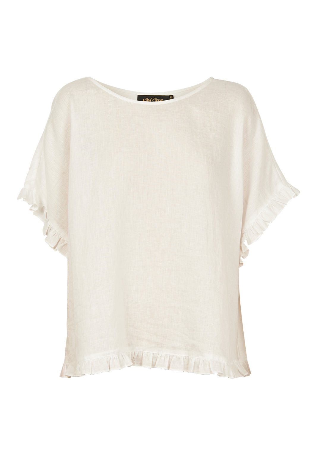 Eb & Ive Jacinda Top - White