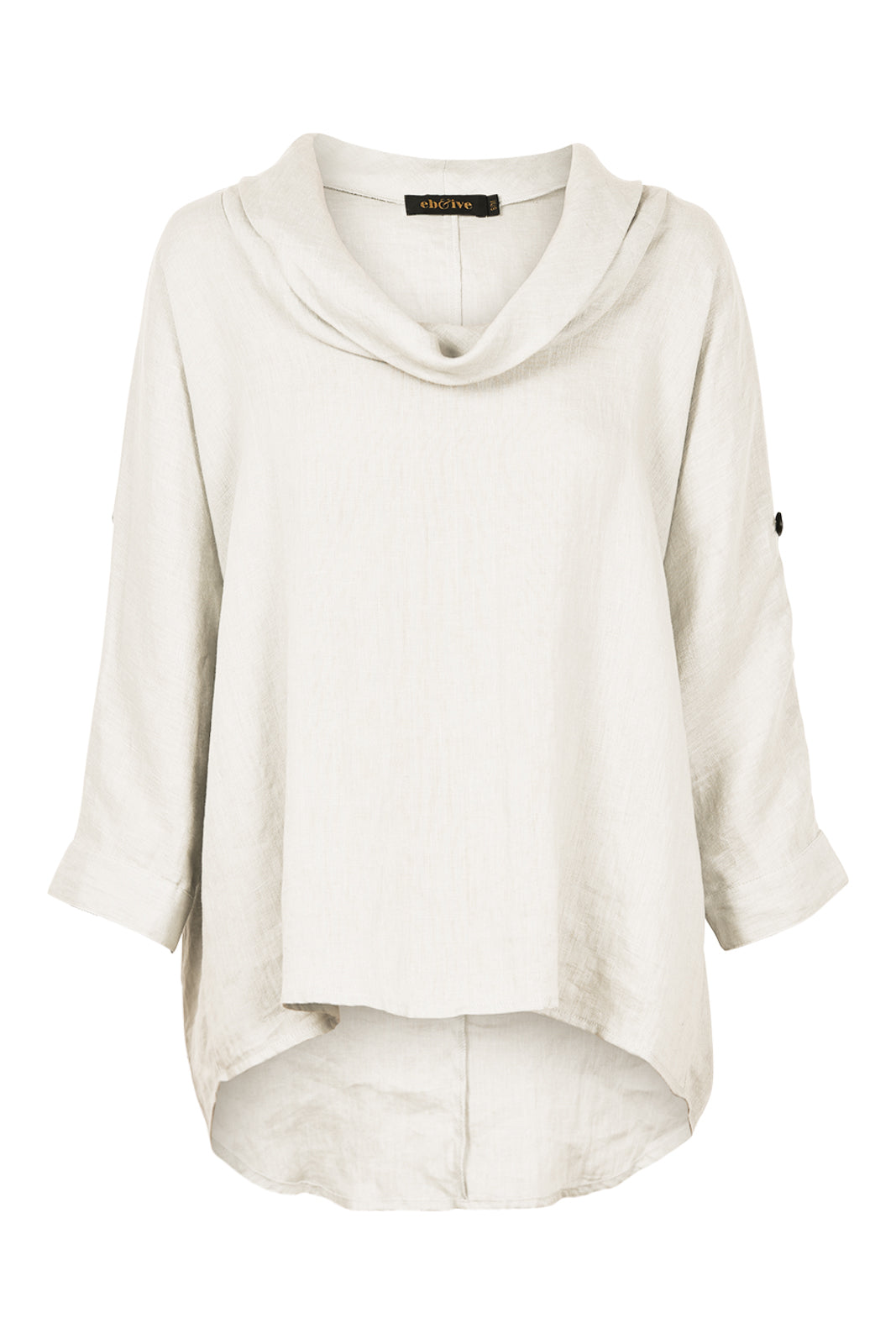 Eb & Ive Jacinda Cowl Top - White