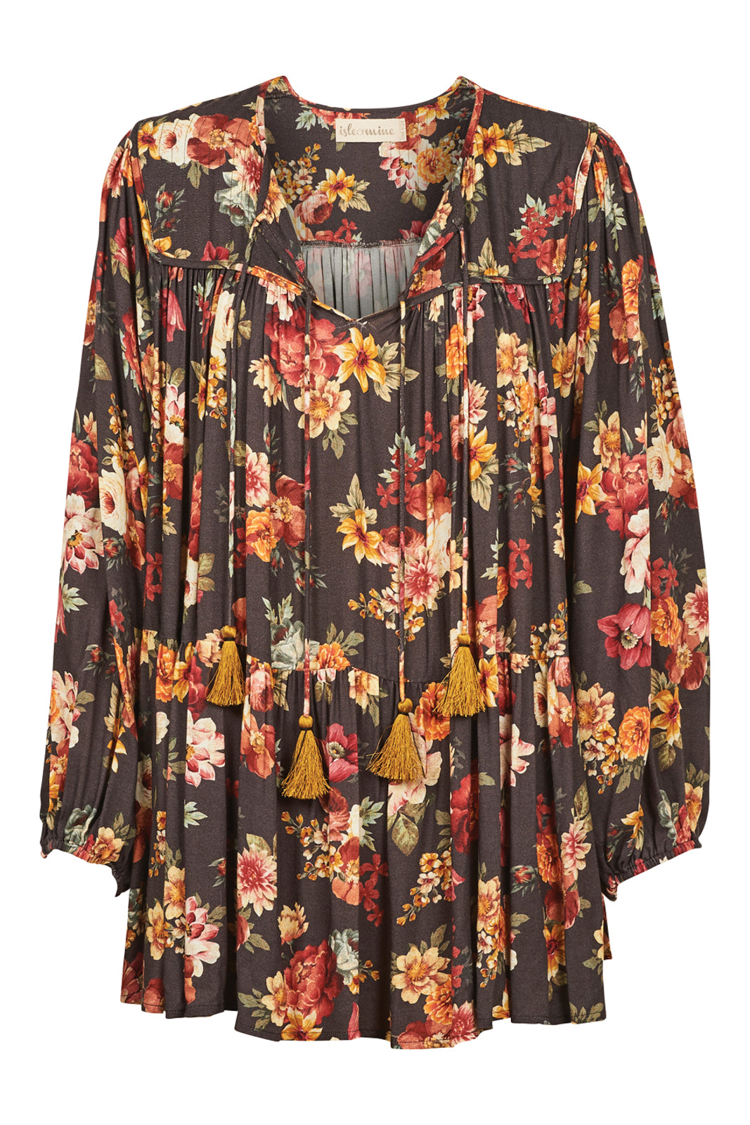 Isle of Mine Dawn Tassel Top - Wildflower