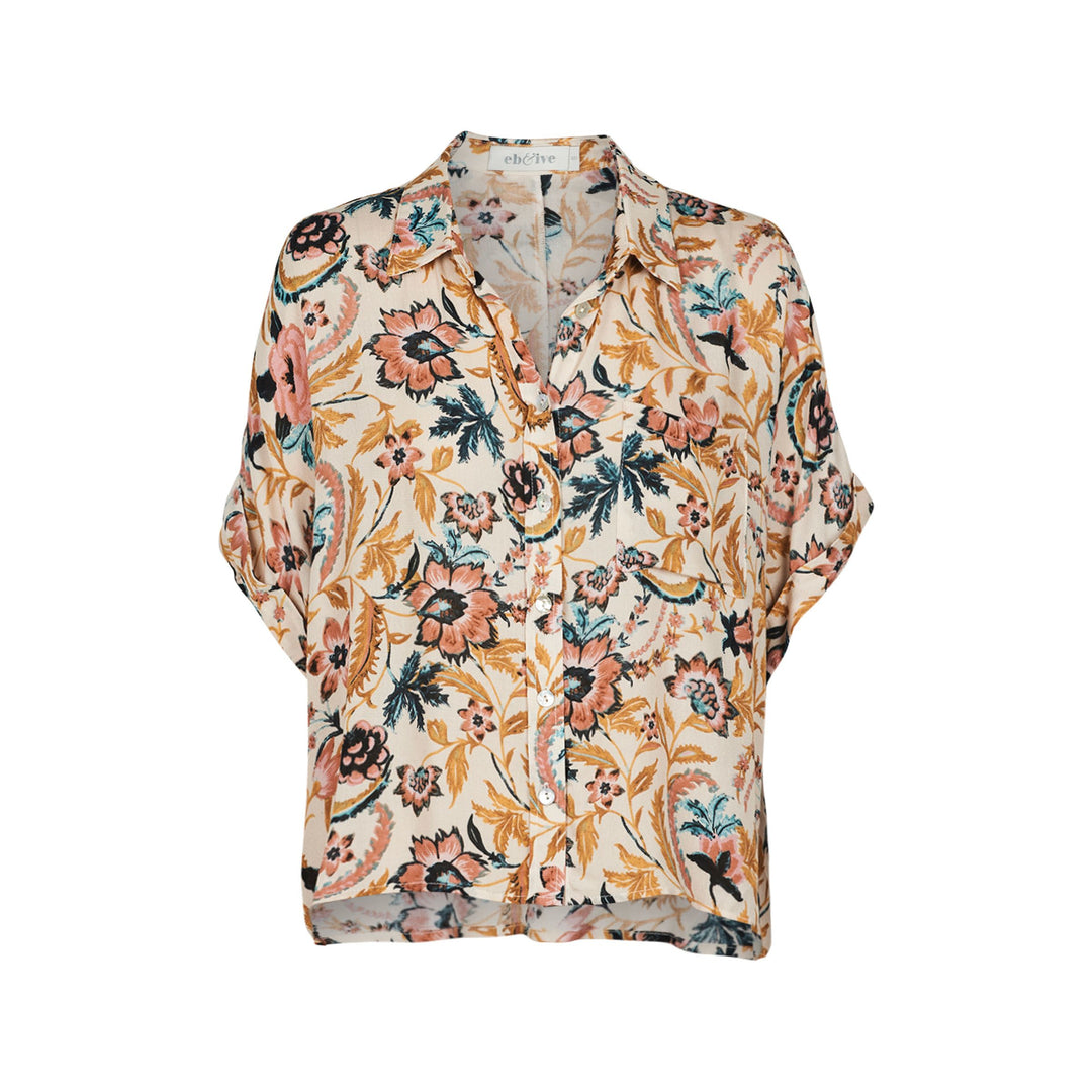 Eb & Ive Ohana Shirt - Buff Botanical