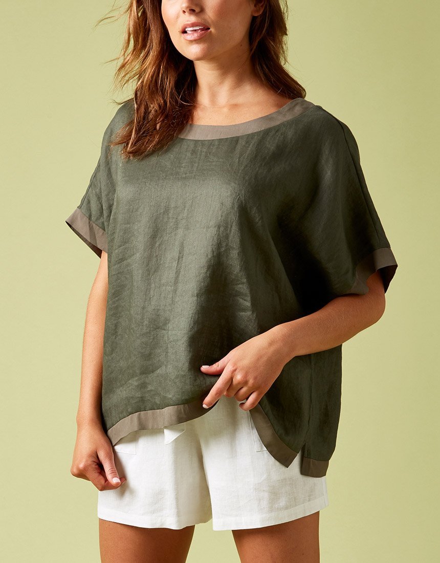 Isle of Mine Phoenix Top - Khaki