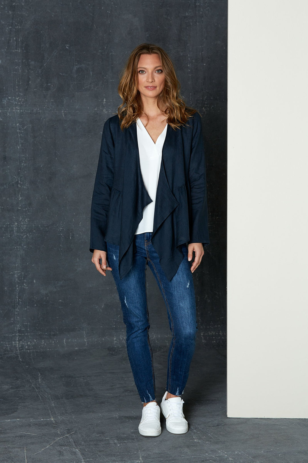 Eb & Ive Bask Jacket - Admiral