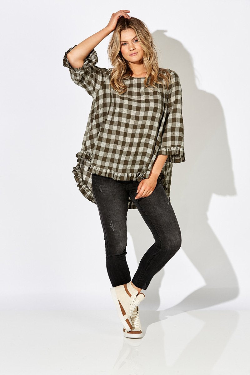 Haven Traveller Top - Kelp