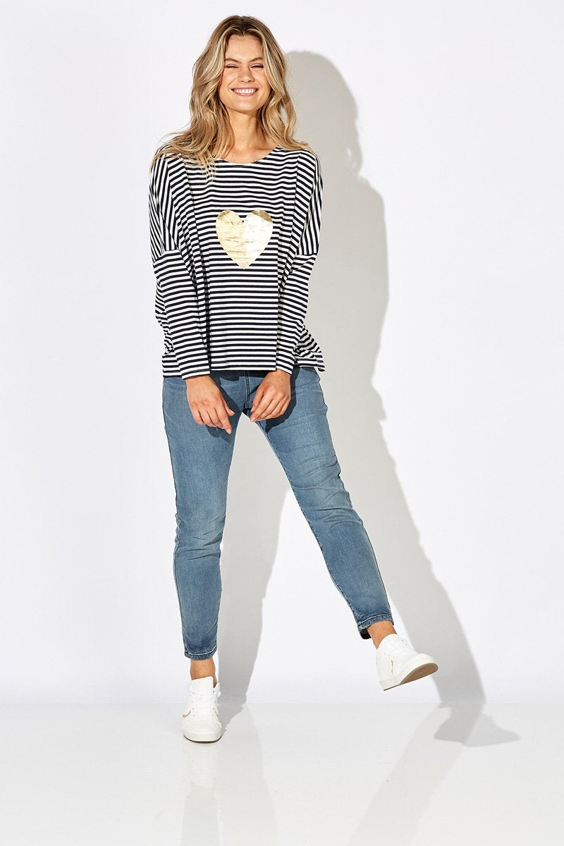 Haven Sail Away Top - Indigo