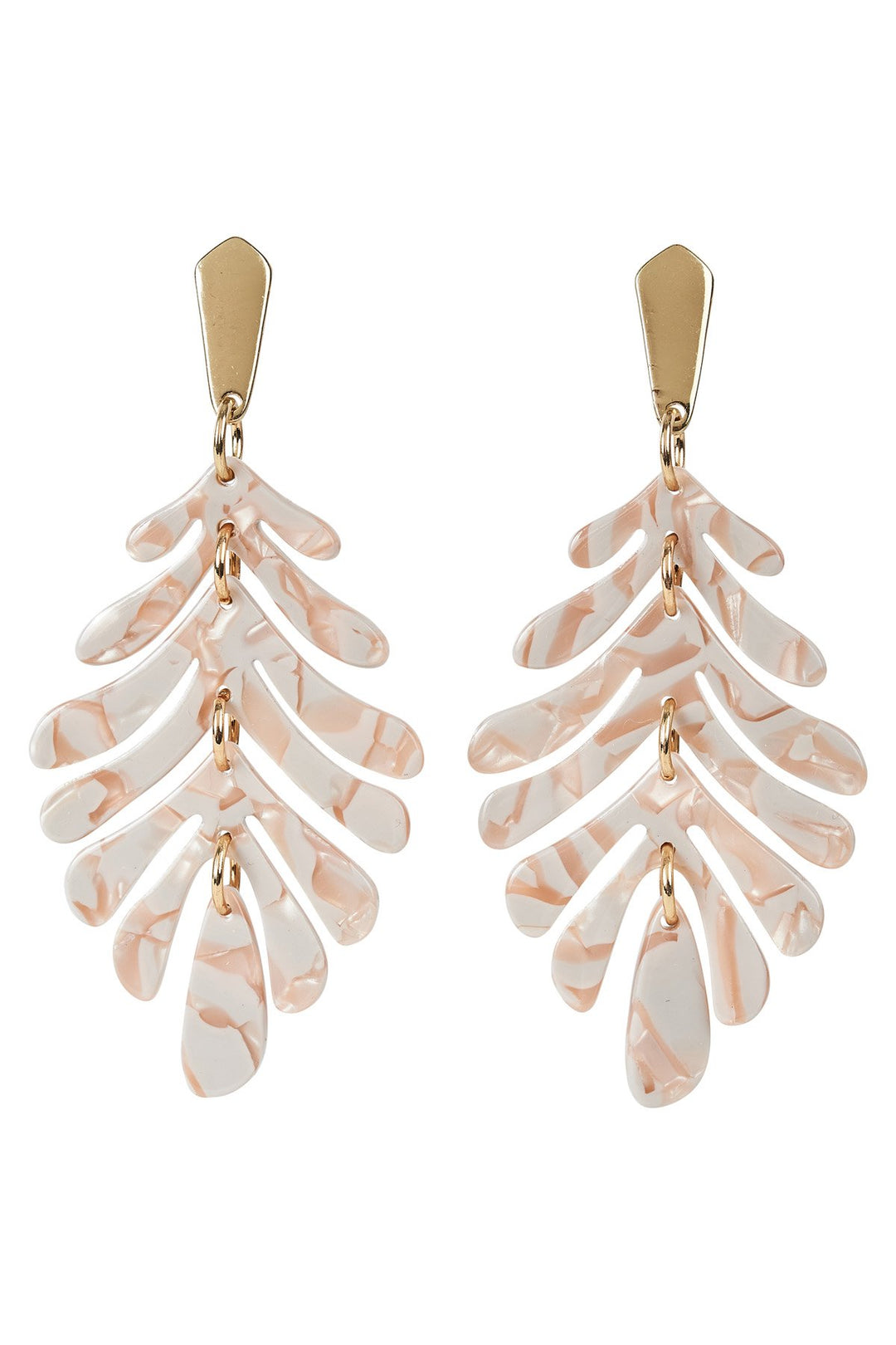 Eb & Ive Villager Fern Earring - Sahara