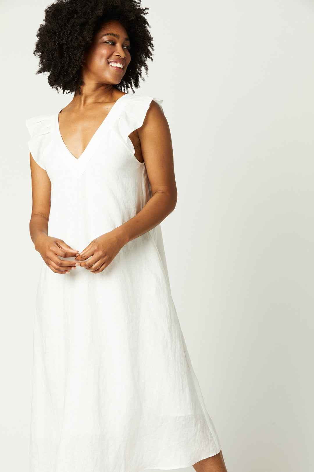 Eb & Ive Nala Maxi Dress - Salt