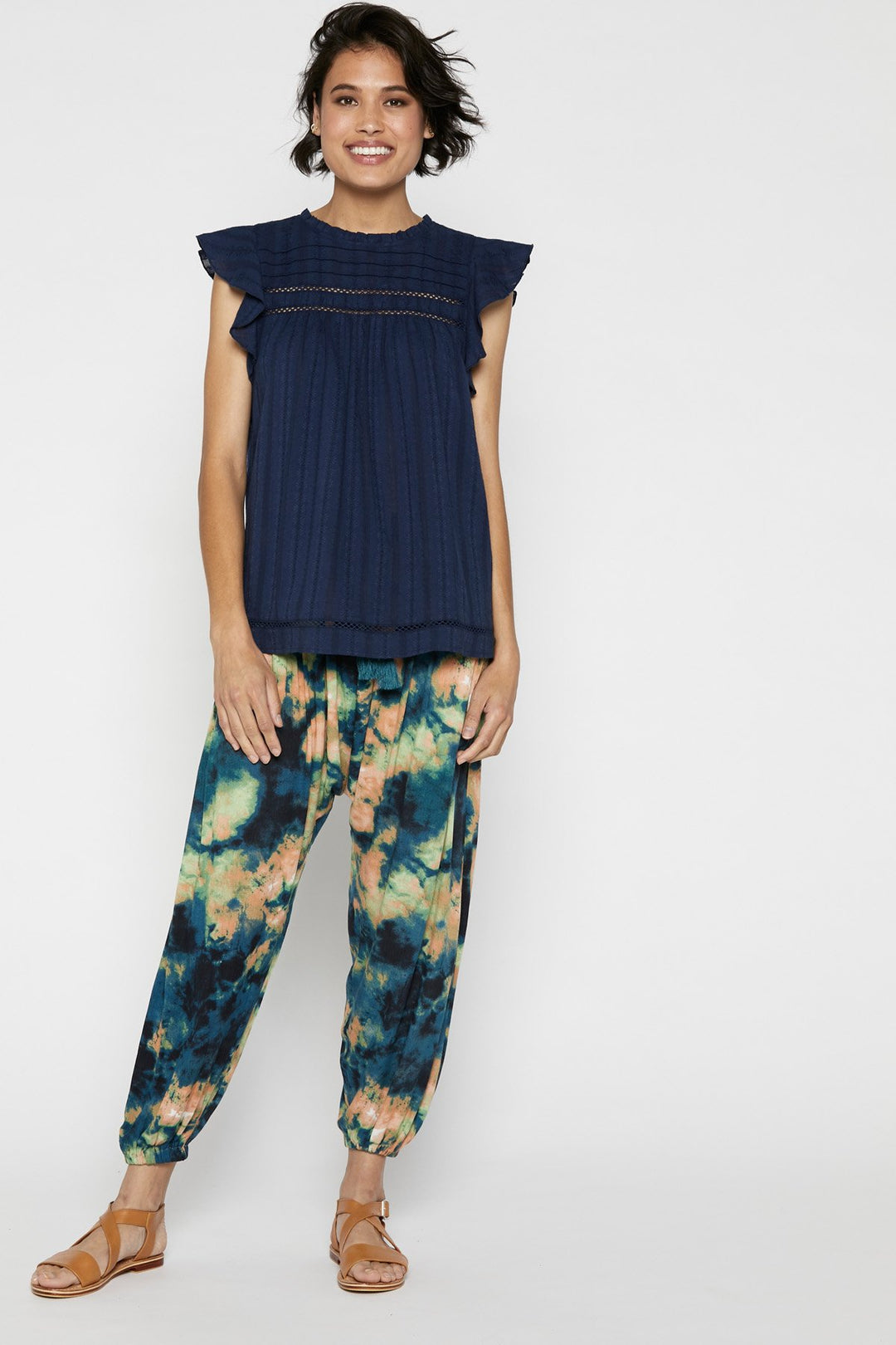 Isle of Mine Harmony Peasant Tank - Lapiz