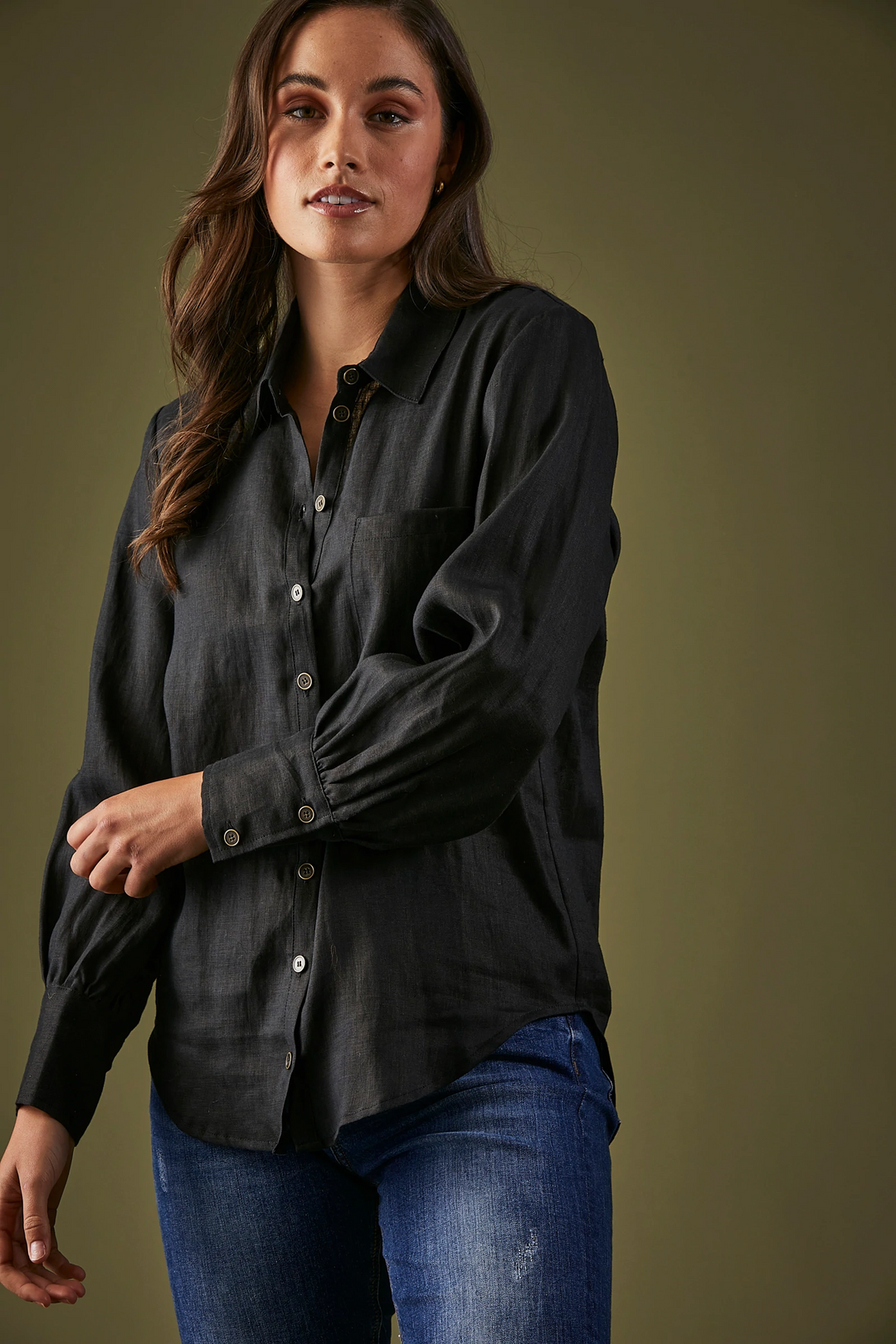 Eb & Ive Capella Shirt - Raven