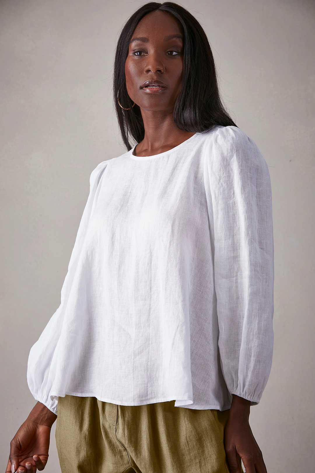Eb & Ive Capella Blouse - White