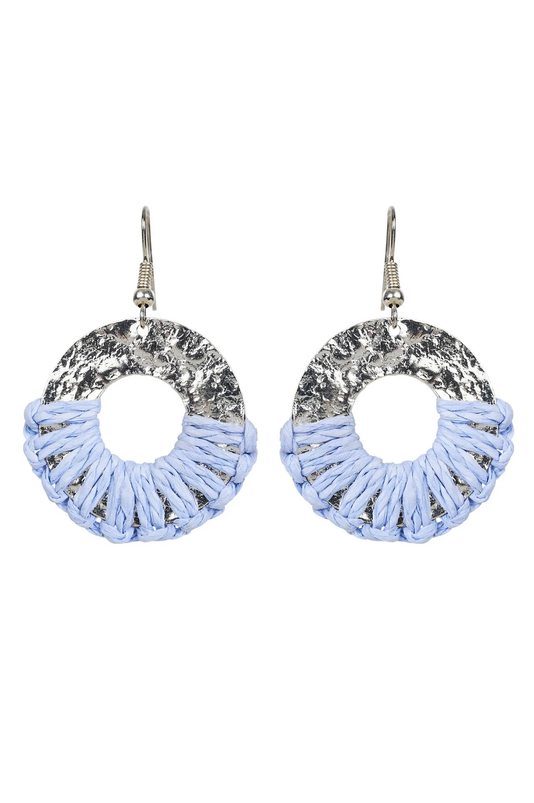 Eb & Ive Zinnia Hoop Earring - Bleu