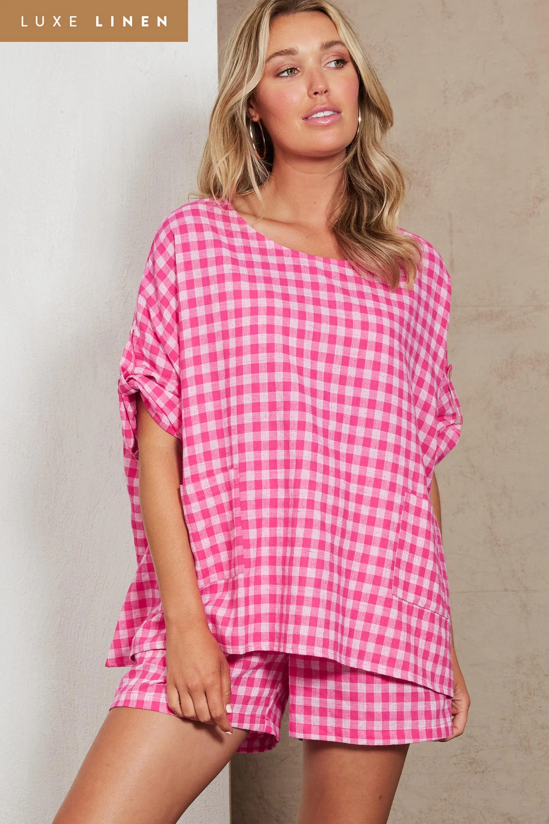 Eb & Ive Mimosa Relaxed Top - Candy