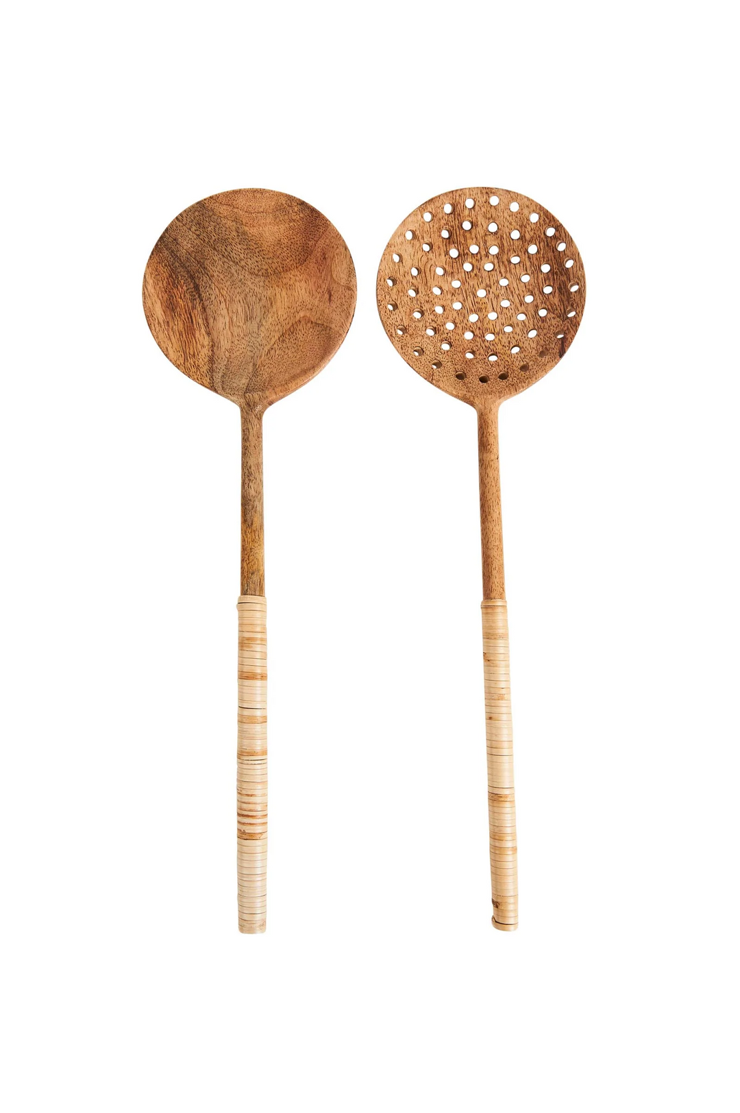 Eb & Ive Jungle Salad Servers - Tan