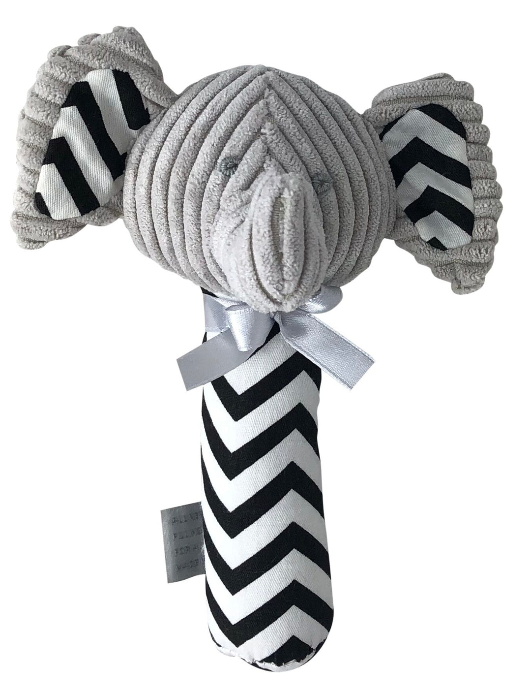 ES Kids Elephant Rattle Stick - Grey