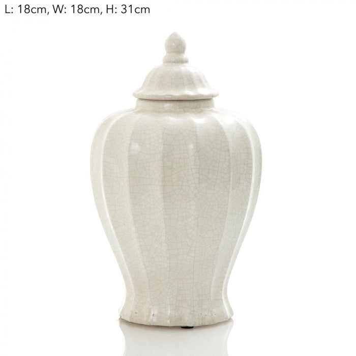 Vanilija Fluted Jar Large