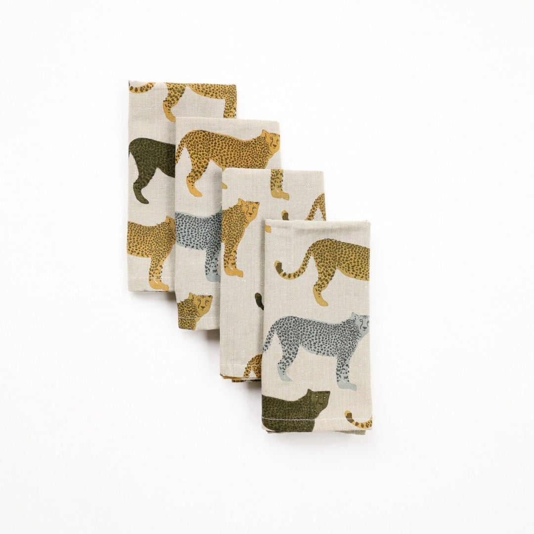 Gone Wild Print Napkin - 4 Pack