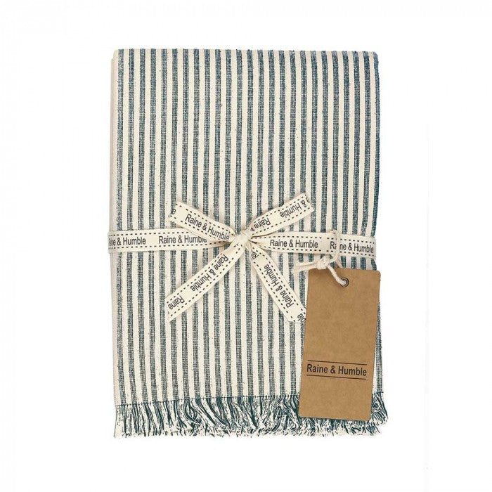 Abby Stripe Tablecloth - Olive