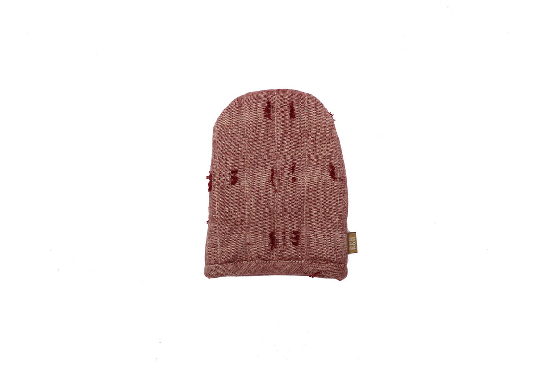 Tuft Short Oven Glove - Ruby